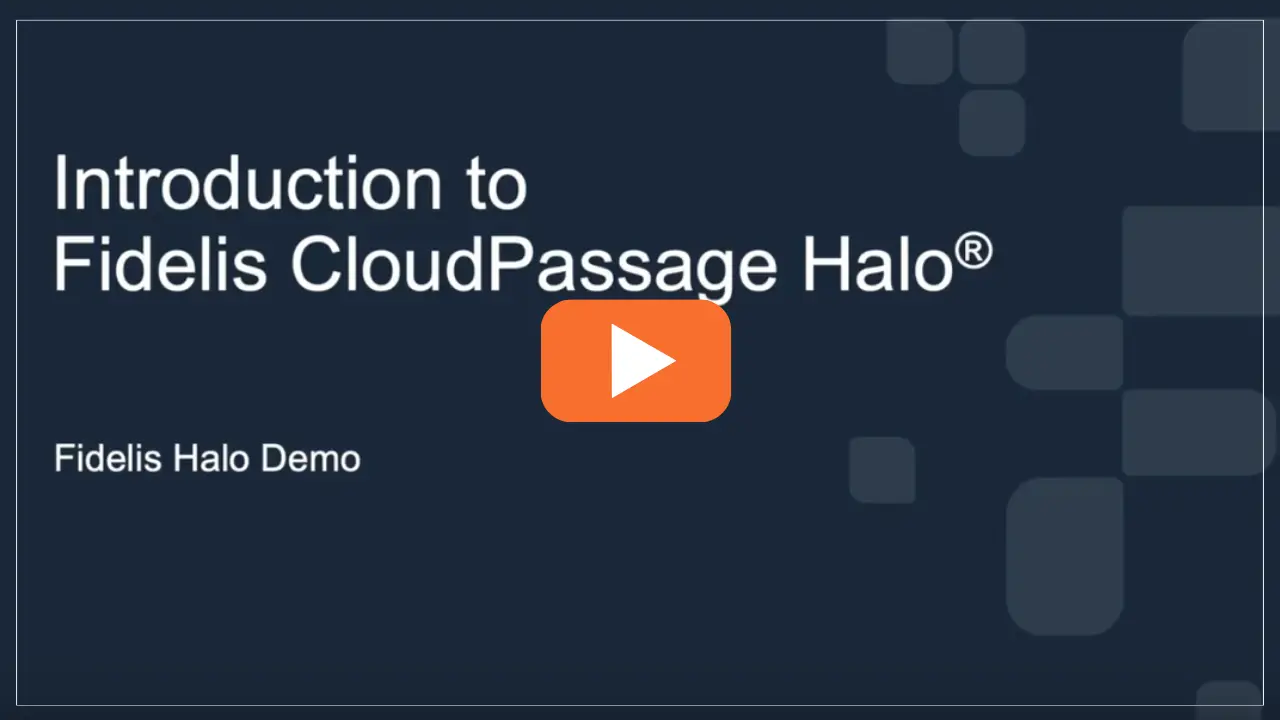 Introduction to cloudpassage Halo Video Thumbnail
