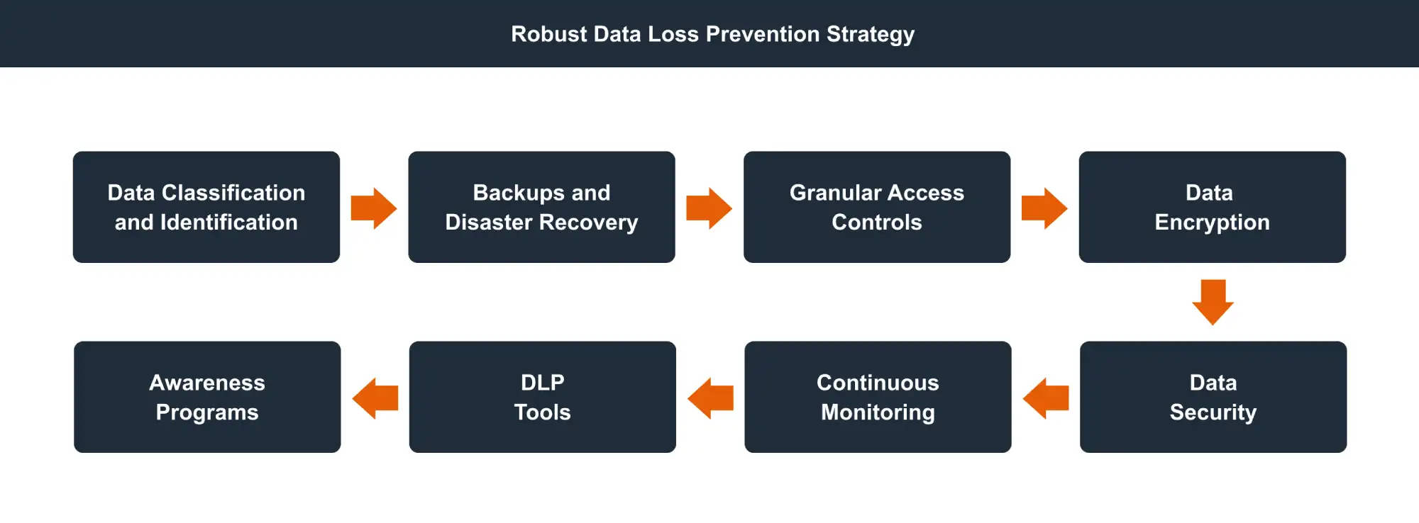 Robust Data Loss Prevention Strategy Infographic