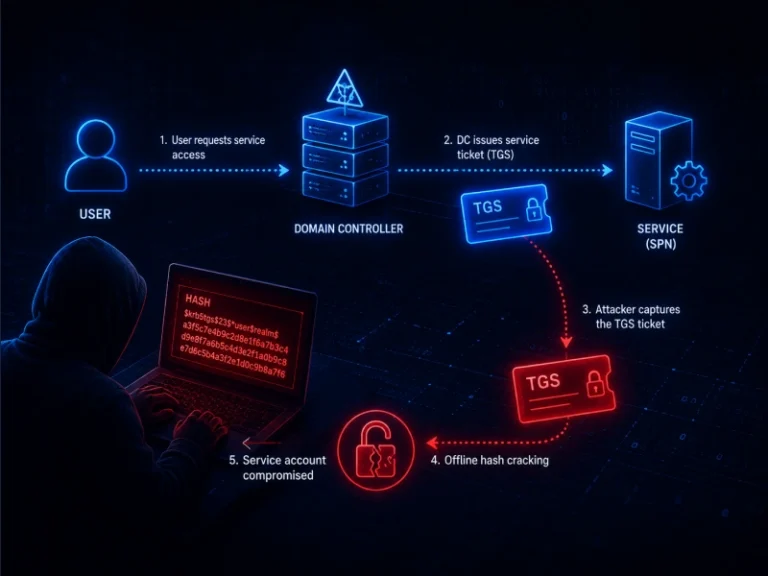 Kerberoasting Attack Featured