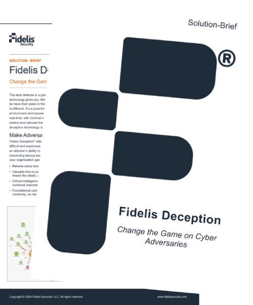 Deception Solution Brief Cover