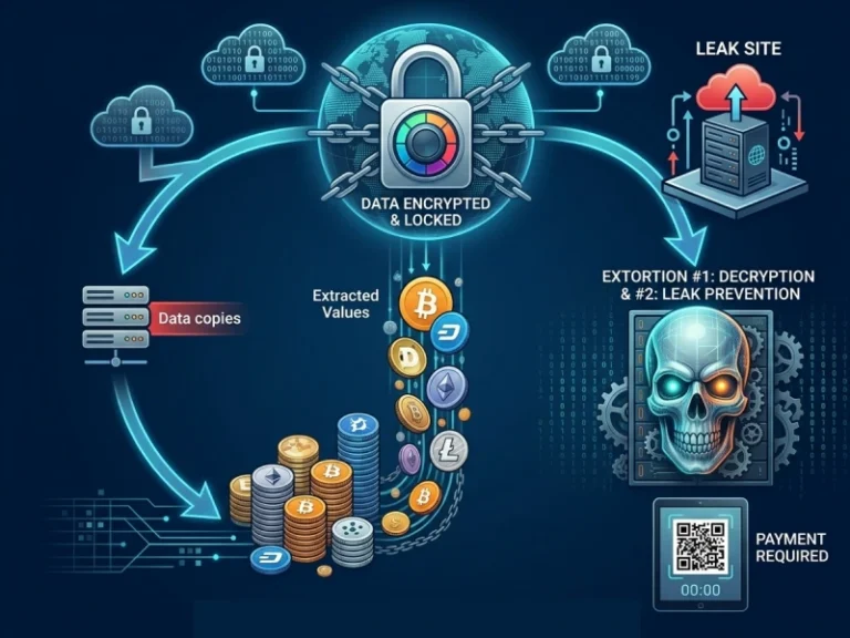 Double Extortion Ransomware Featured
