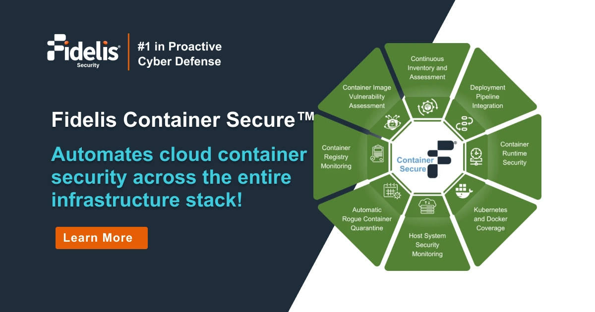 Cloud Container Security Platform | Fidelis Container Secure™